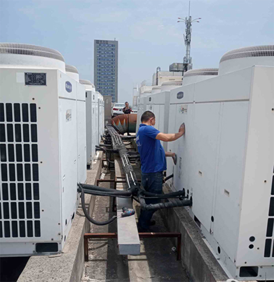 梁平中央空调制热和不制冷系统维修方法